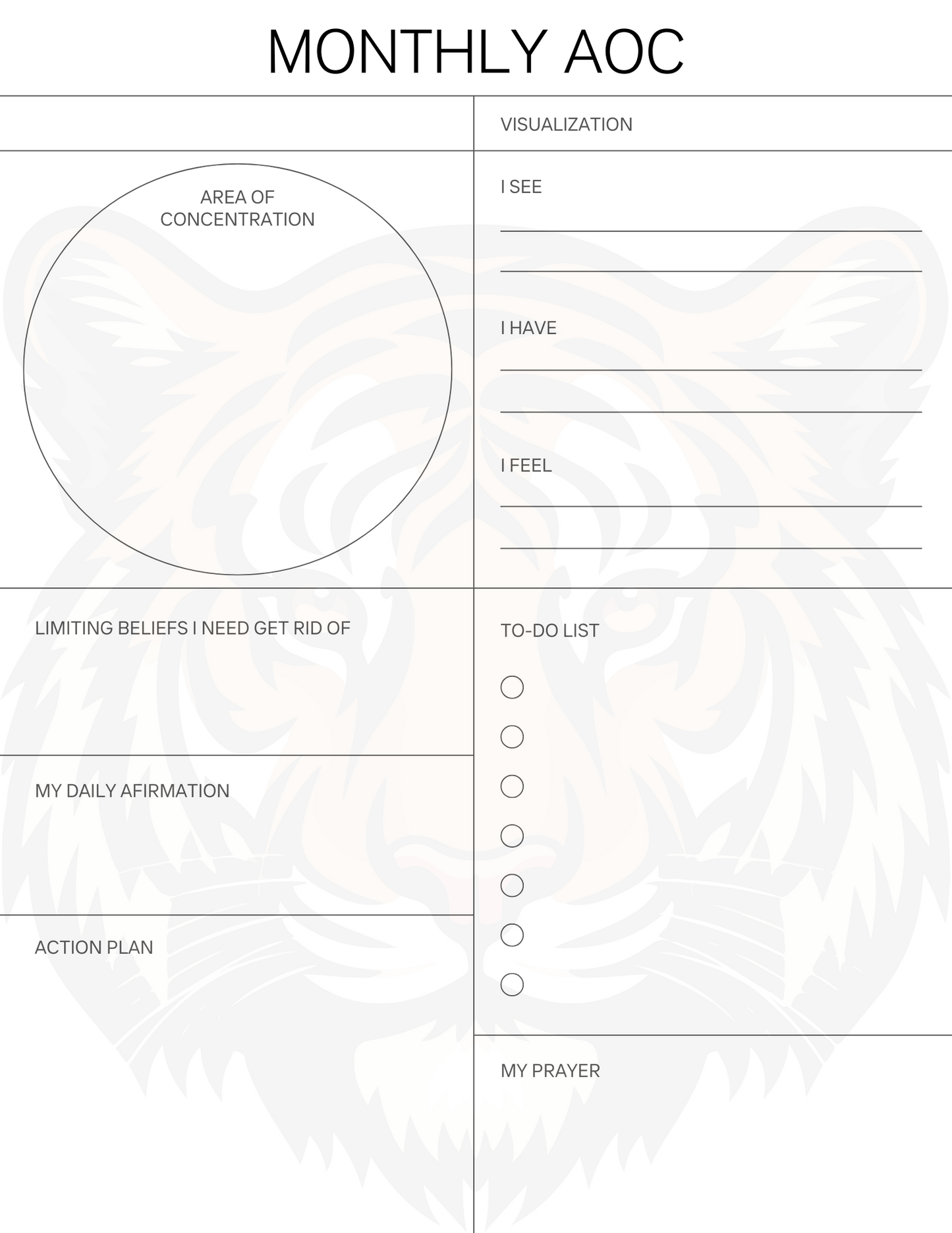 Customizable Team Planners