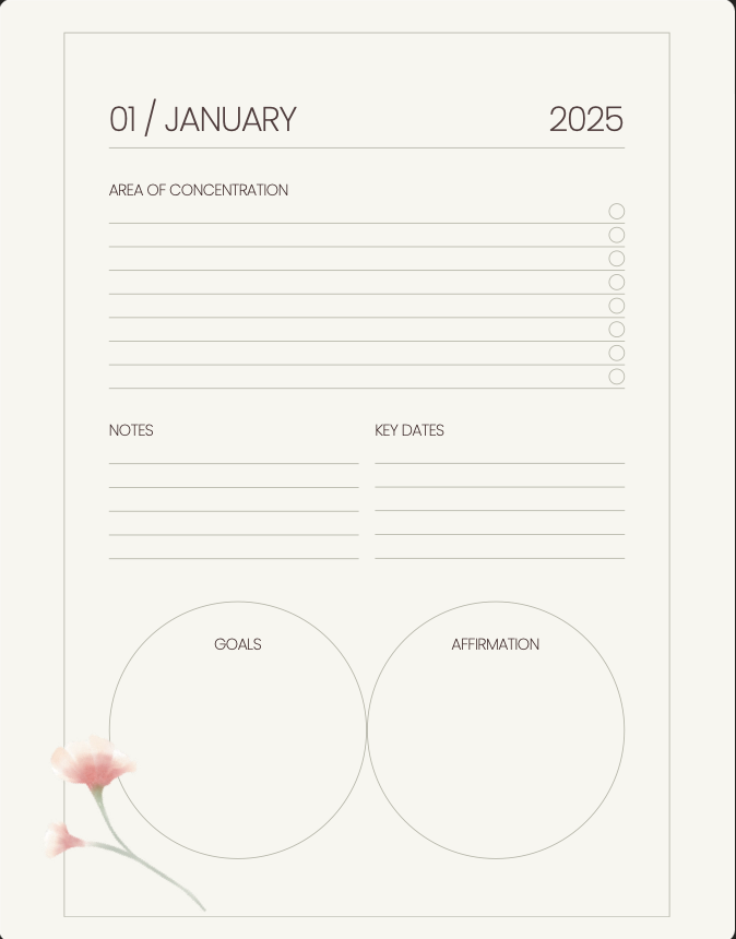 The 2025 Competitive Athlete's Planner